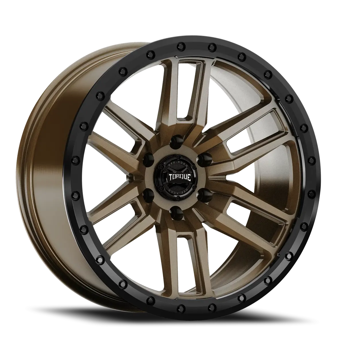 Torque Pritchett Satin Bronze 18X9 Satin Black Lip 5X127 Offset -12 1