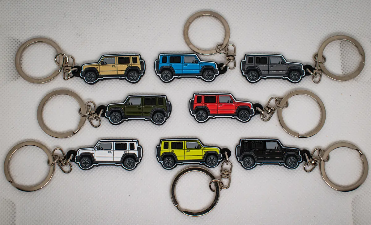 Adventuring Keychains Custom Jimny Keychain (Jimny Models 2023-Current Xl 5-Door) 1