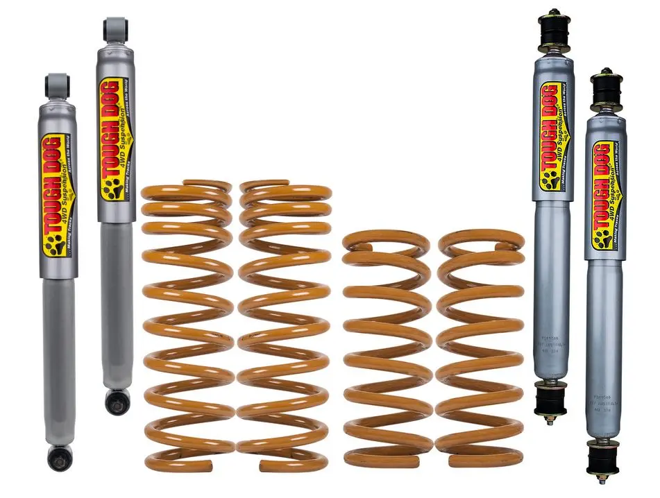 Tough Dog 80Mm Suspension Lift Kit *Front Setup - No Steel Bullbar, With Alloy Bar (Jimny Year 2005-2018) 1