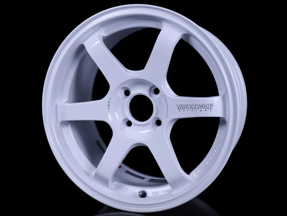 Volk Racing Te37 Sonic Wheels - Dash White 16X8 / 4X100 / +35 1