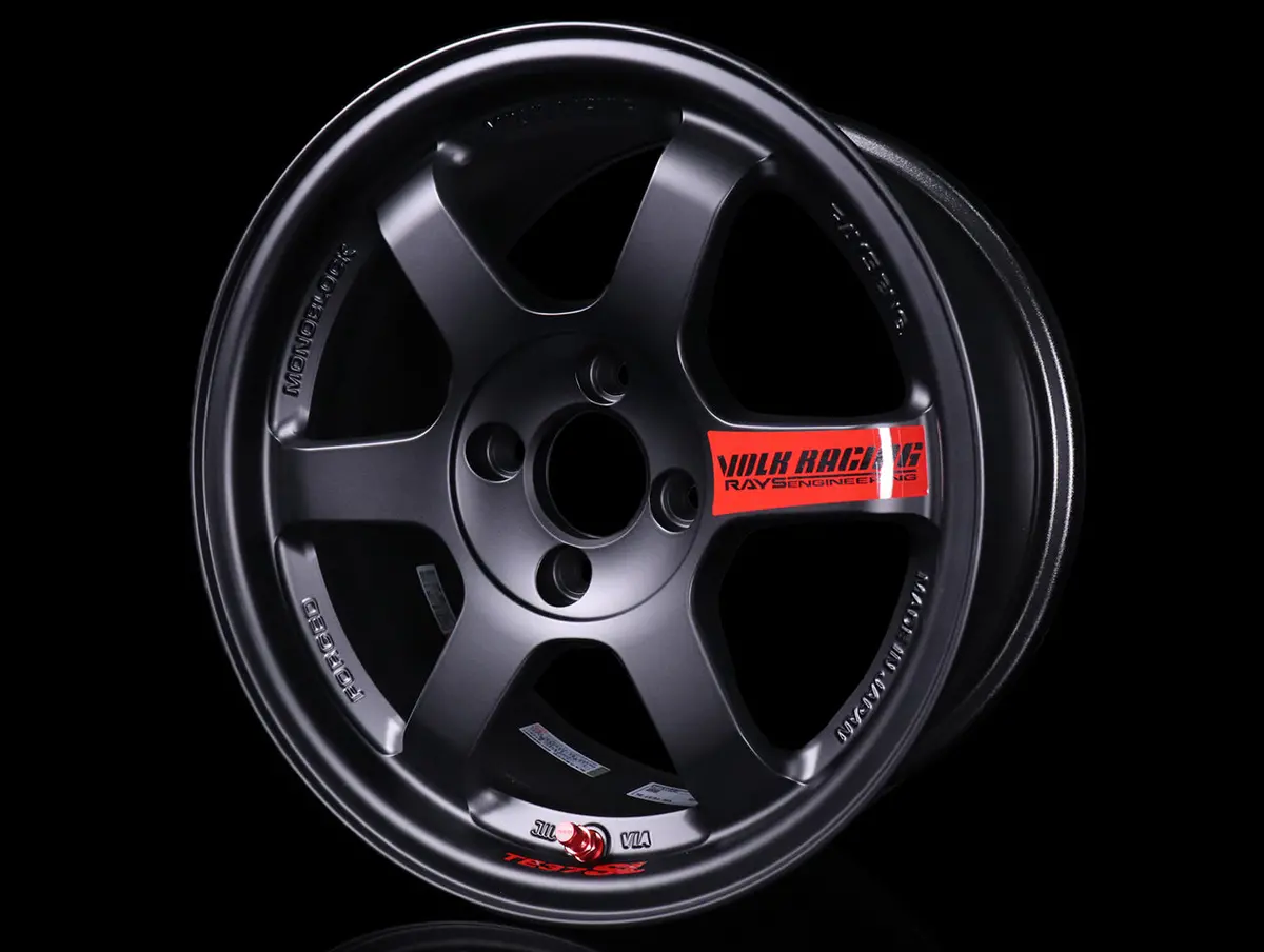 Volk Racing Te37sl Super Lap Edition - Flat Black 15X8.0 / 4X100 1