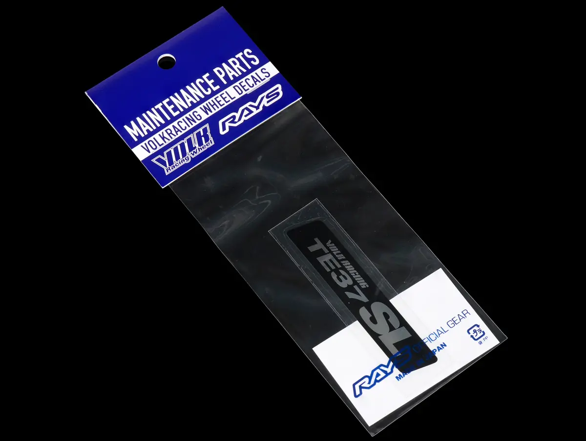 Volk Racing Te37sl Replacement Lip Sticker - Metal Black 1