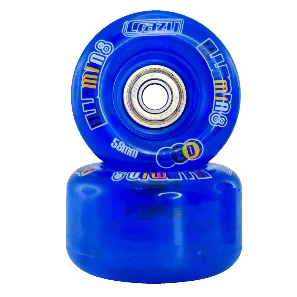 Crazy Skates Illumin8 Led Light Up Wheels 2/Pack 1