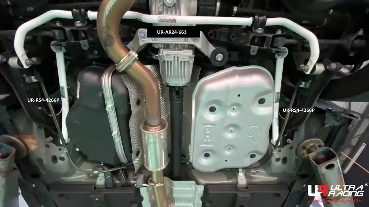 Barras De Refuerzo Inferior Traseras Laterales – Toyota Yaris Gr (Ultra Racing) 1