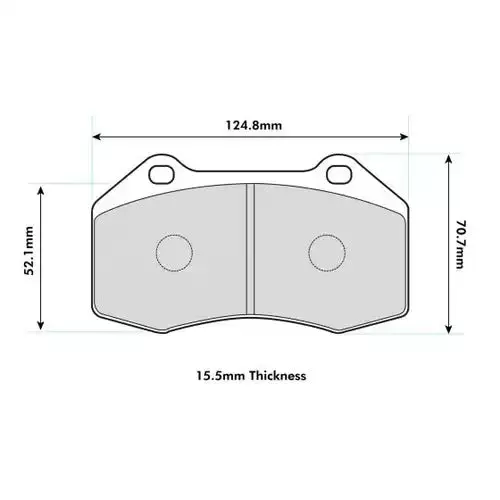 Pastillas Delanteras 8541 Pro Comp S1 (Pbs Brakes) 1