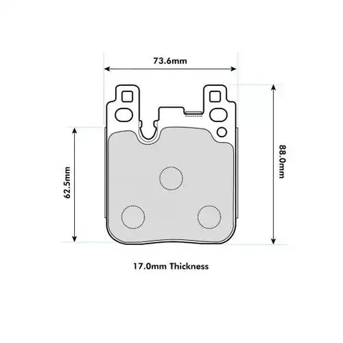 Pastillas Traseras 8686 Pro Race (Pbs Brakes) 1