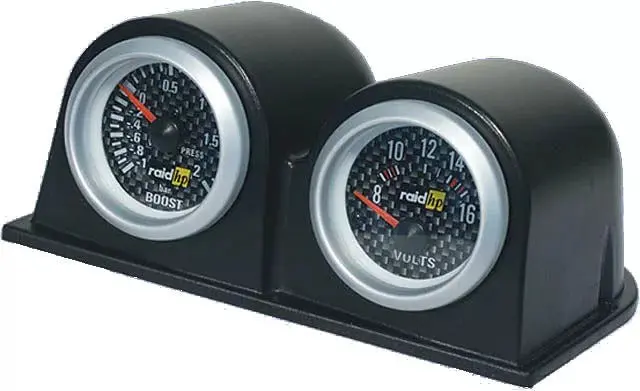 Soporte De Dos Huecos Para Manómetros De 52Mm (Raid Hp) 1
