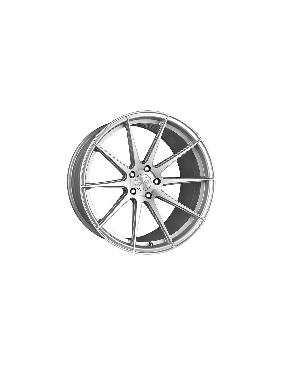 Juego Llantas Vertini Rfs1.3 8,0X18" Blank Et35 Cb73,1 Silver Brush 1