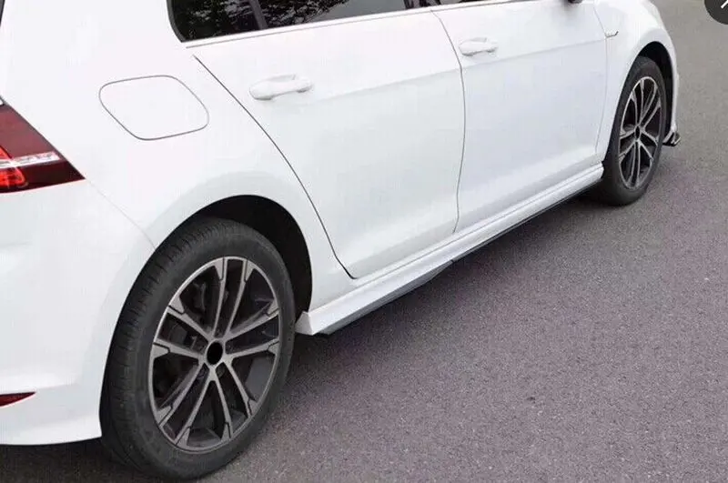 Vw Golf Gti Carbon Fiber Side Skirt Extensions 1
