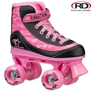 Roller Derby Firestar V2 Pink Camo Quad Skates 1