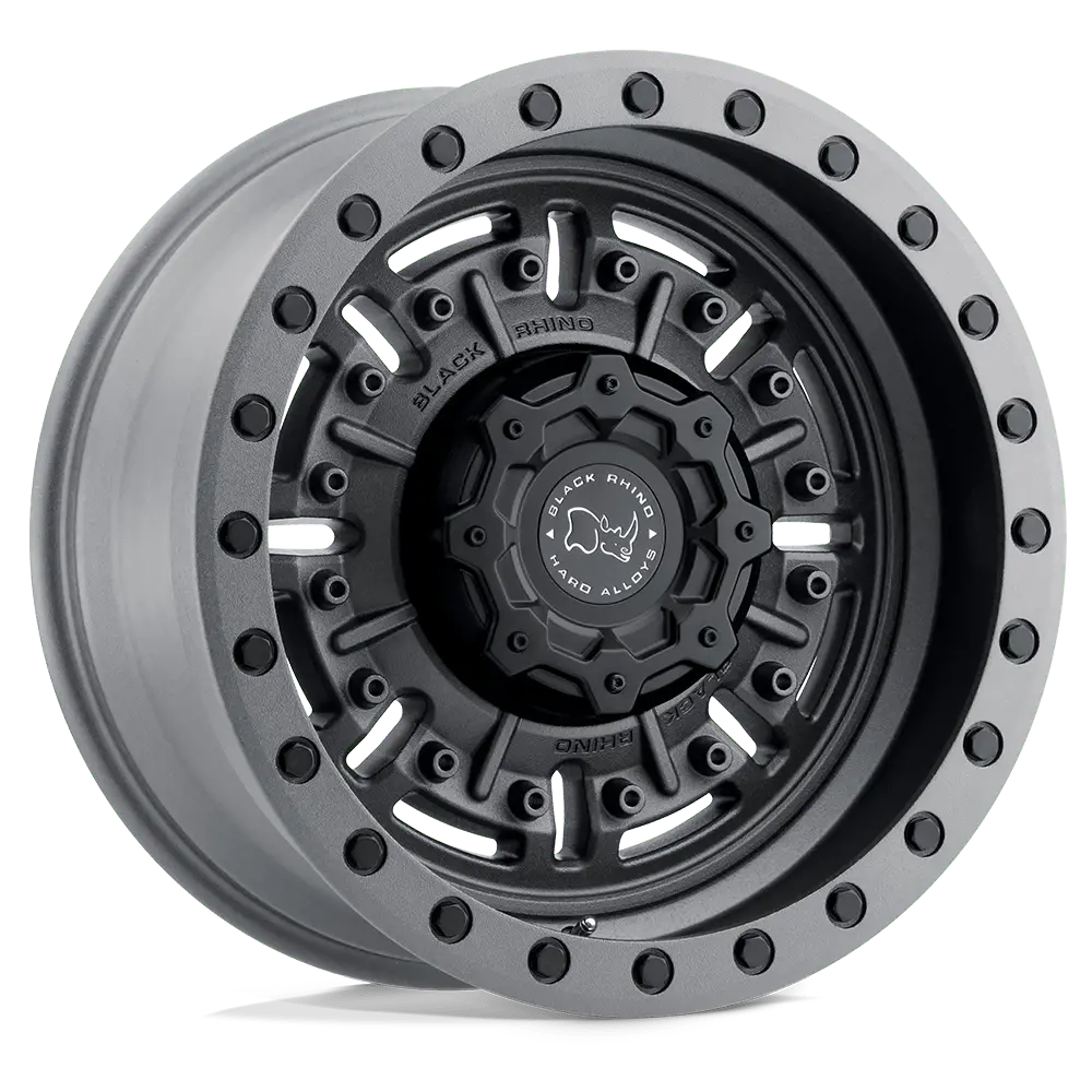 Black Rhino Textured Matte Gunmetal Br Abrams 20X9.5 5X127 -18 71 Txt M-Gm 1