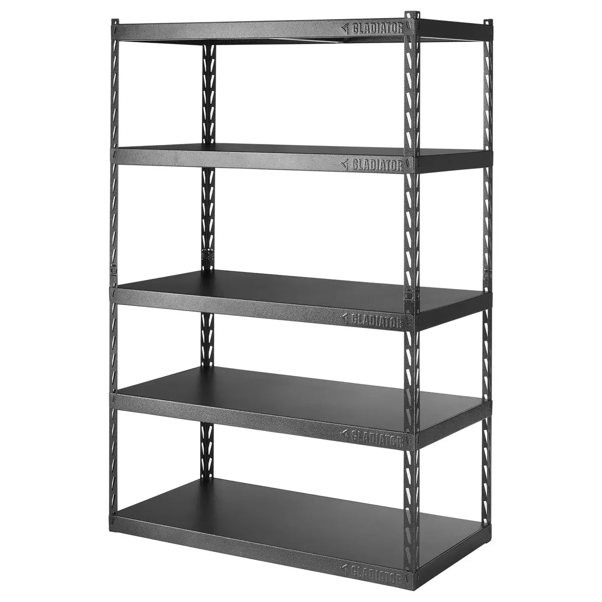 48" Wide Ez Connect Rack With Five 24" Deep Shelves 1