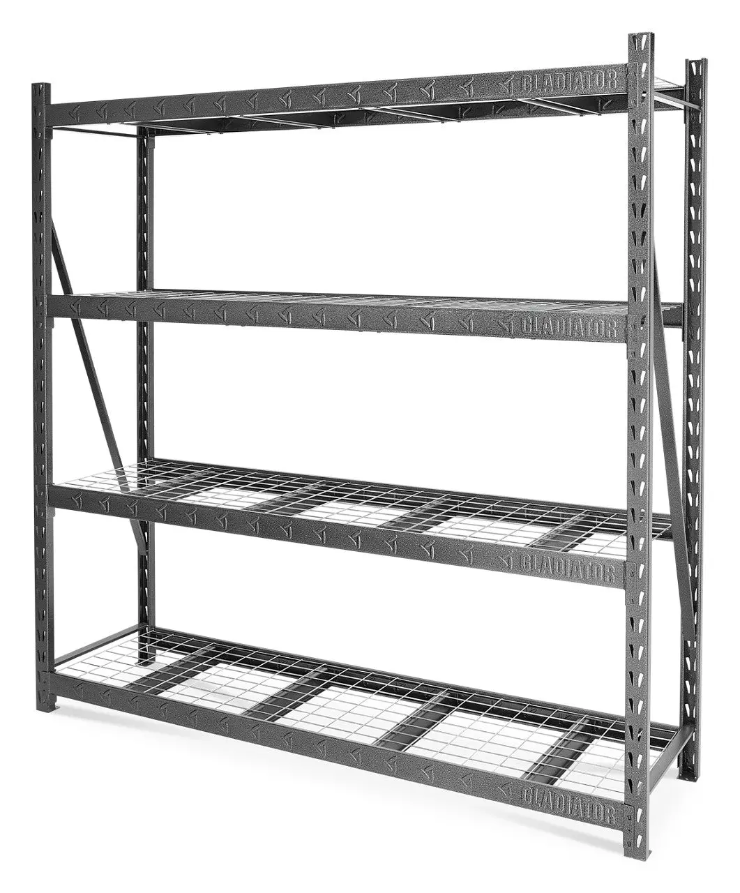 90" X 90" Heavy Duty Mega Rack With Four Adjustable Shelves 1