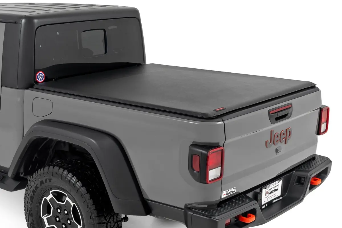 Rough Country Soft Roll Up Bed Cover | 5 Bed | Jeep Gladiator Jt 4Wd (2020-2025) 1