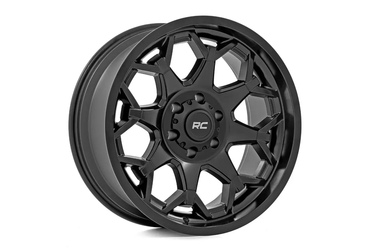 Rough Country 80 Series Wheel | One-Piece | Semi Gloss Black | 20X10 | 5X5 | -25Mm 1