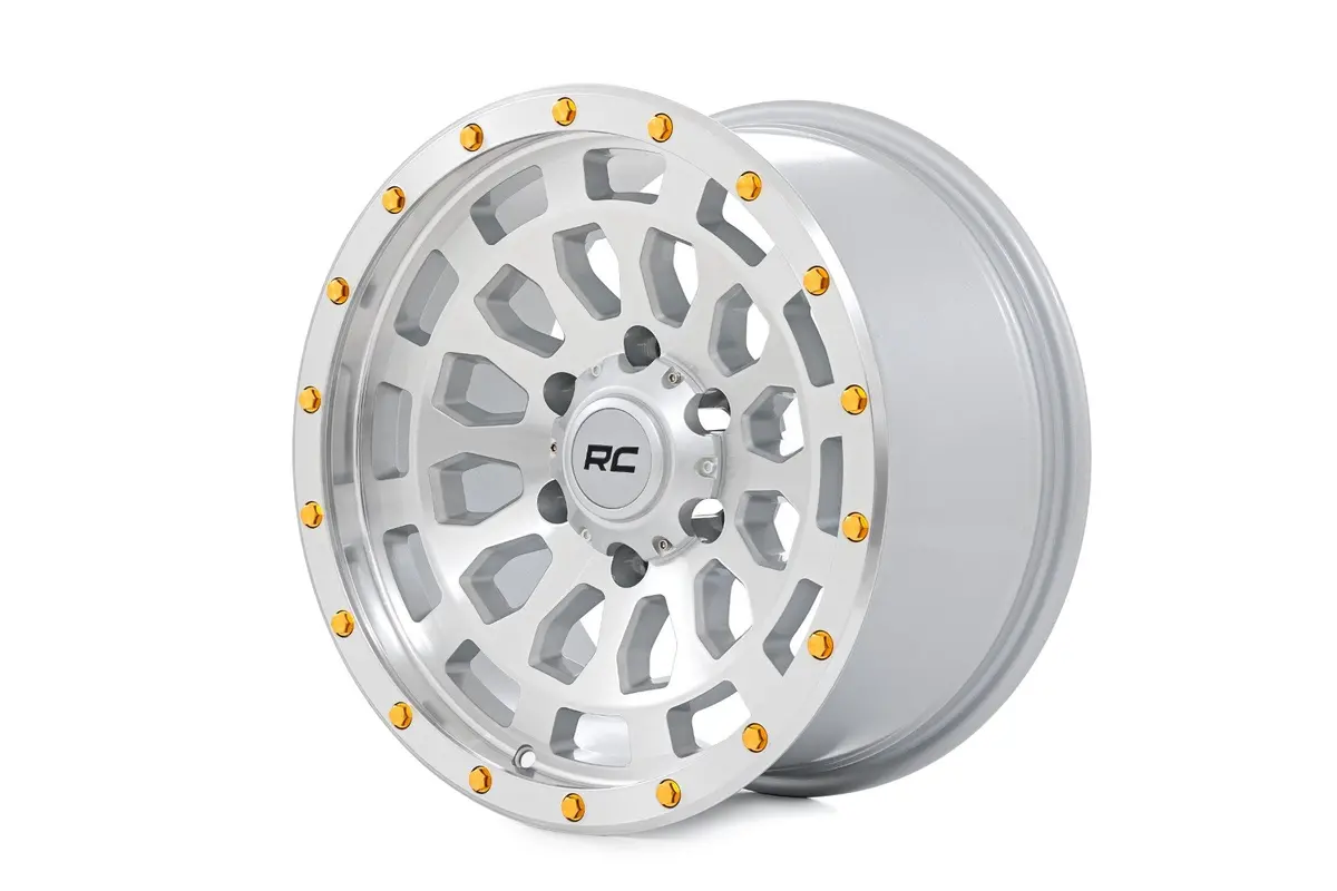 Rough Country 87 Series Wheel | Simulated Beadlock | Full Machine | 17X8.5 | 5X5 | +0Mm 1