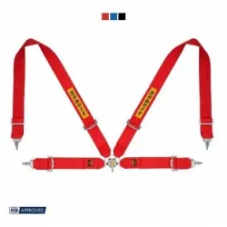Arnes 4 Puntos 3" Acero Kit Car Gt/Rally Fia8853-1998 1