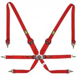 Arnes Omp 6 Puntos One 3"+2" Endurance Pull Down - Fia 8853-2016 1