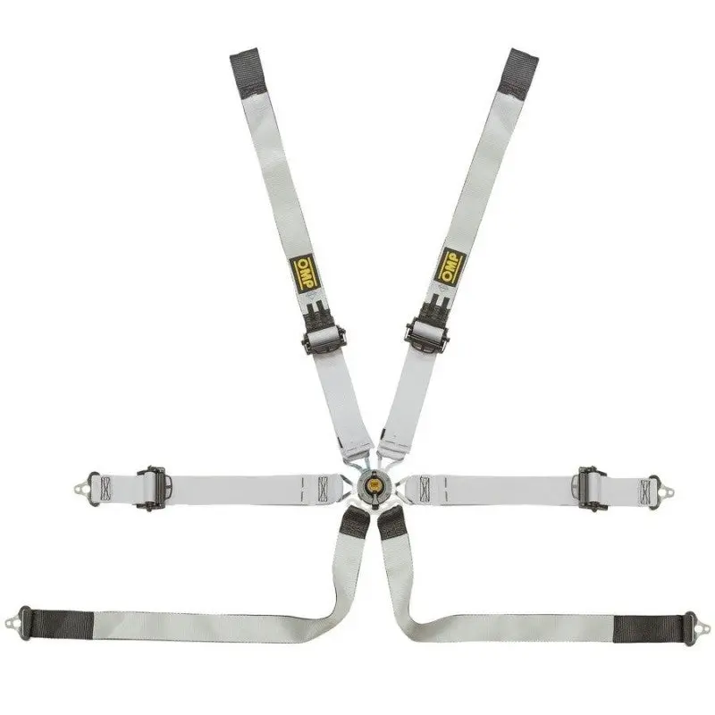 Arnes Omp 6 Puntos One-D 2" Para Prototipo Fia 8853-2016 Negro/Blanco 1