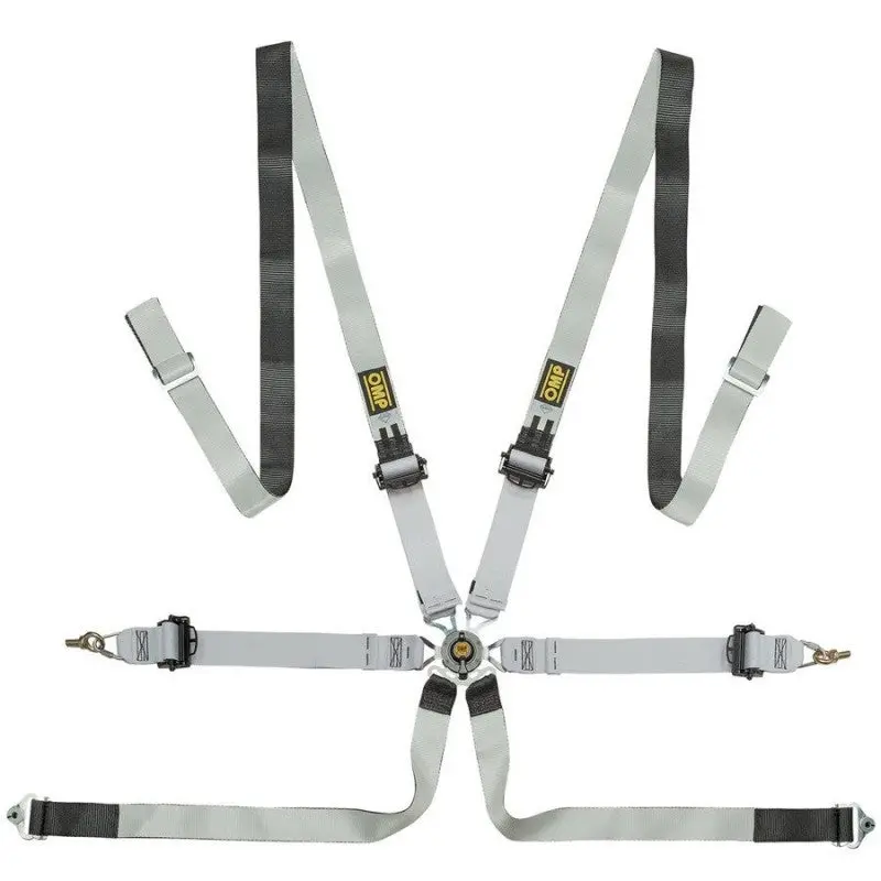 Arnes Omp 6 Puntos One-D 2" Pull Up Fia 8853-2016 Negro / Blanco 1
