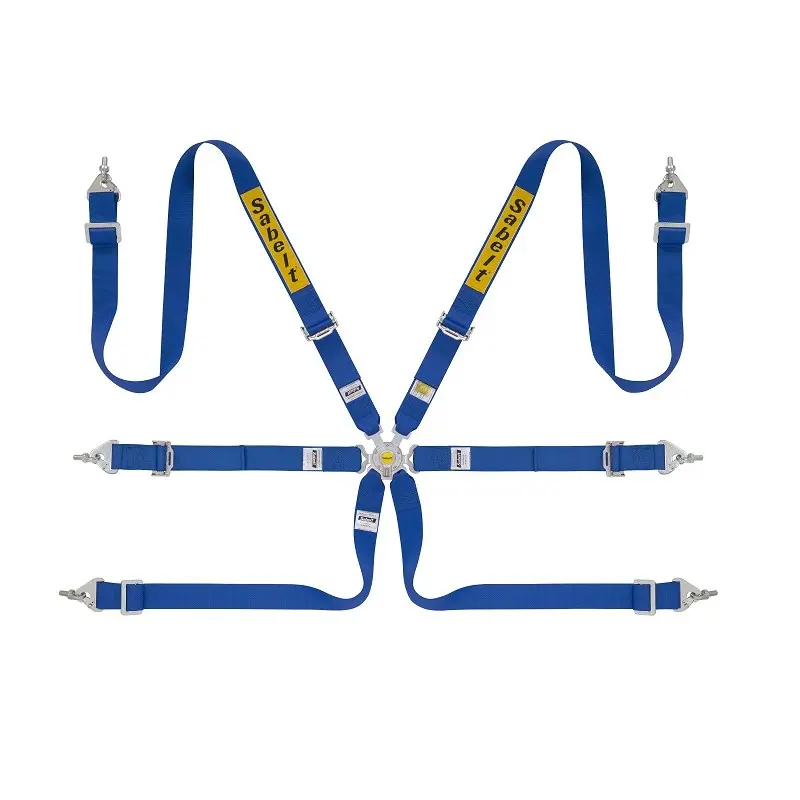 Arnes Rally 6 Puntos Acero 2" Fia8853-2016 Azul - Sabelt 1