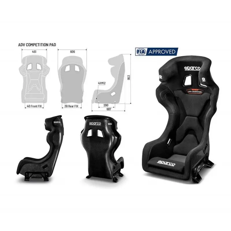Asiento Adv Competition Pad 8862-2009 1