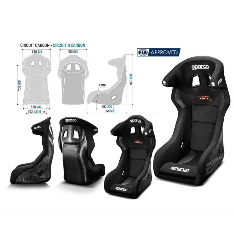 Asiento Lighter Circuit Carbon 1