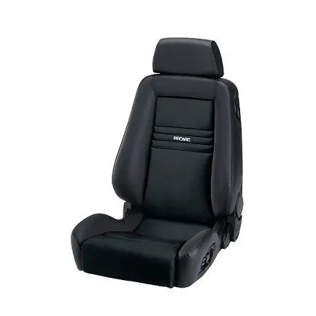 Asiento Recaro Ergomed Es - Airbag Clima Dinamica Negro/Piel Negro Piloto 1