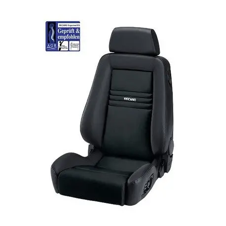 Asiento Recaro Ergomed Es Clima Dinamica Negro/Piel Negro Copiloto 1