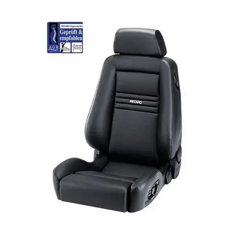 Asiento Recaro Ergomed Es Clima Piel Negro Piloto 1