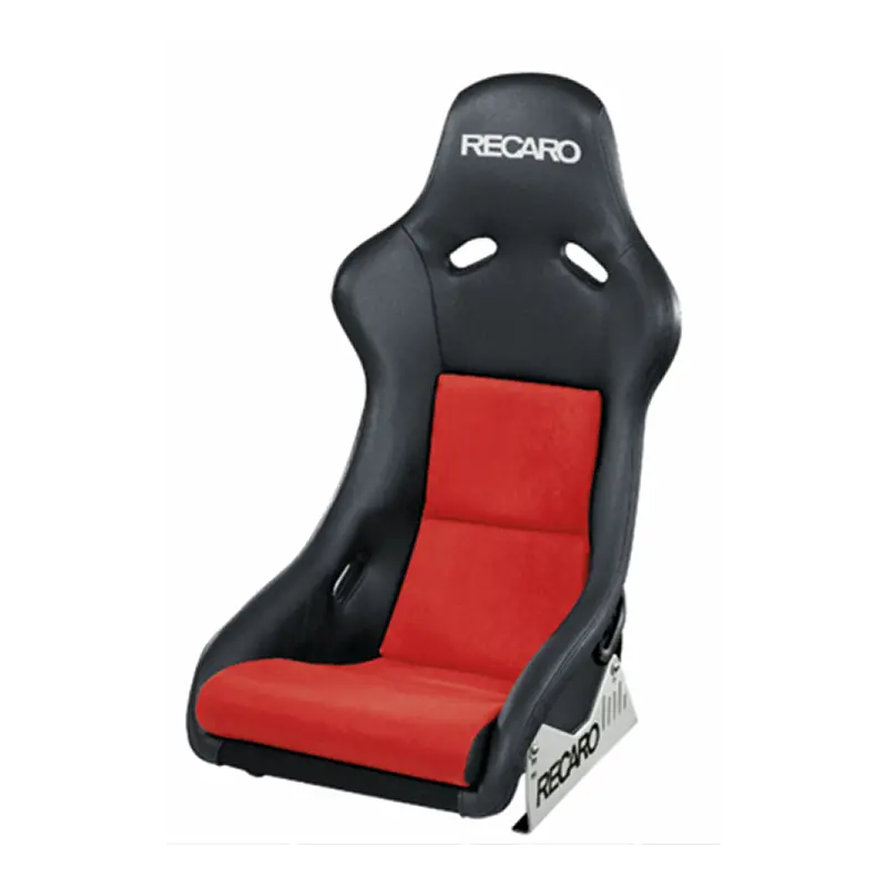 Asiento Recaro (Tuv) Pole Position - Piel Artificial Negro/Dinamica Rojo Piloto&Copiloto 1