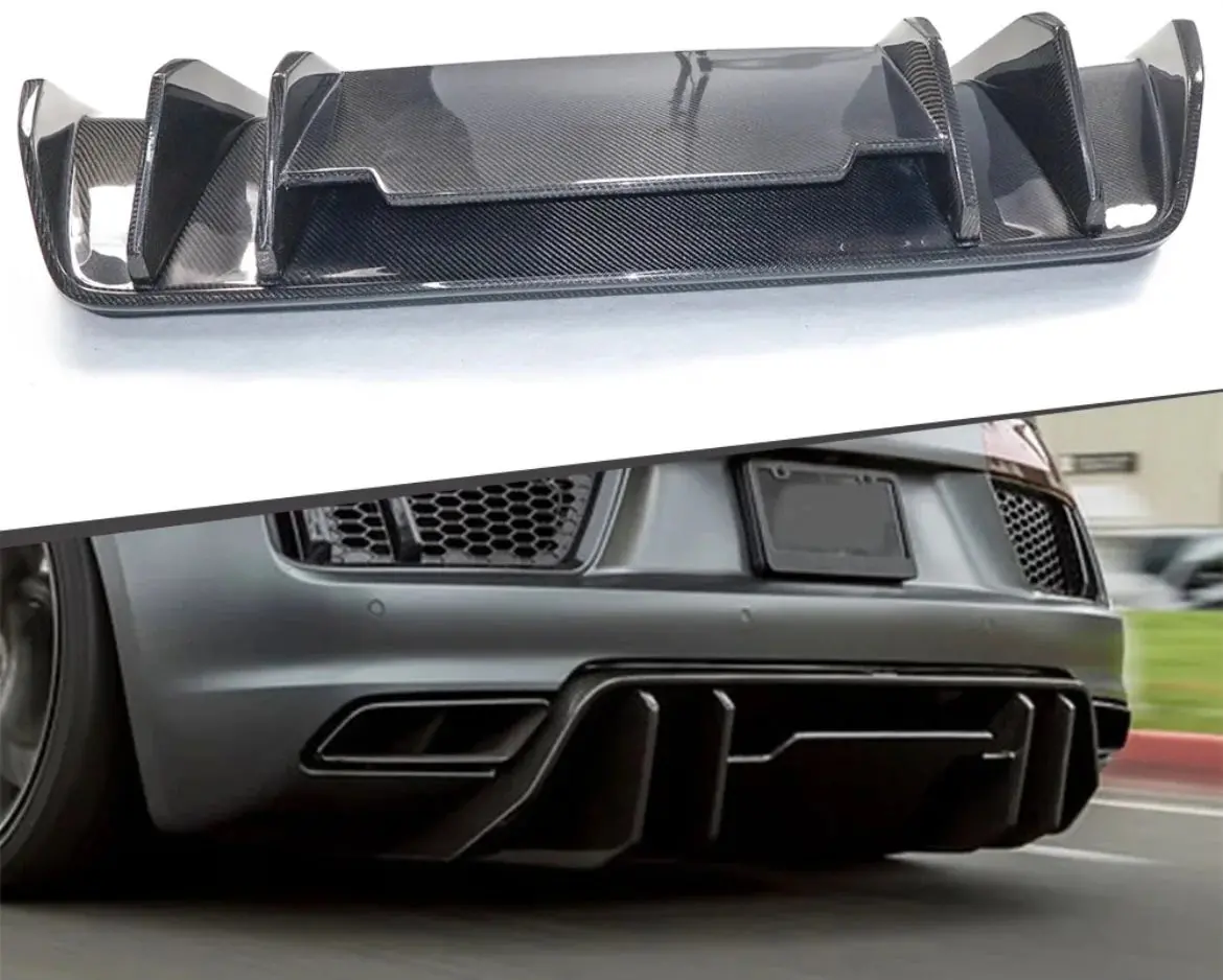 Audi R8 Carbon Fiber Rear Diffuser 1