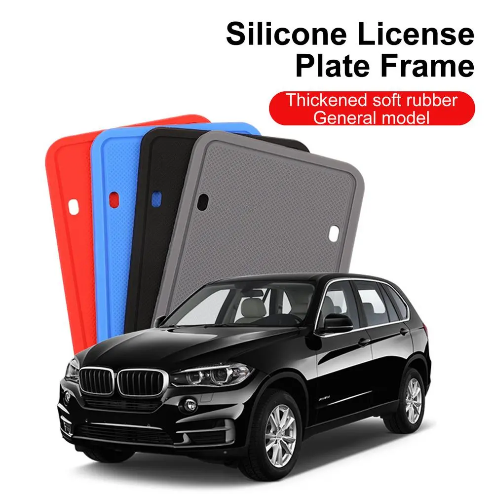Universal Silicone License Plate Frame 1