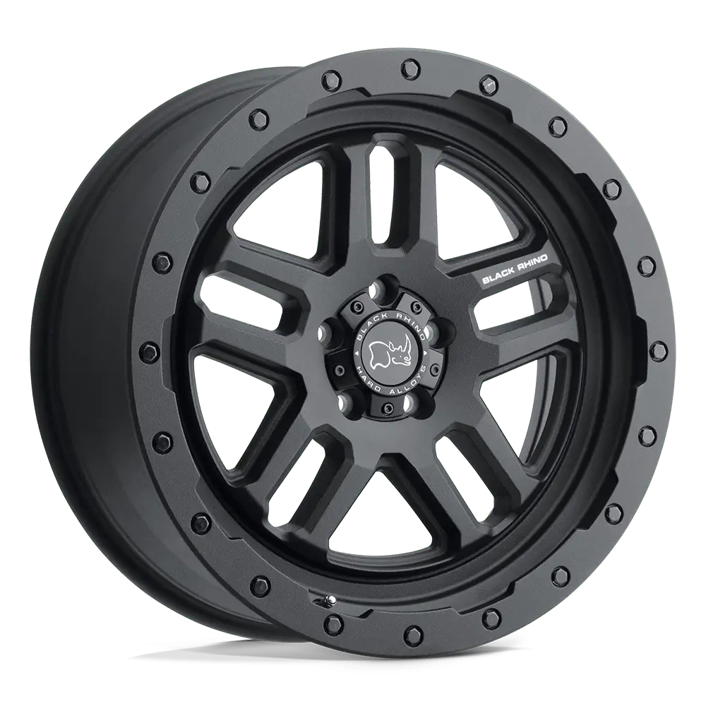 Black Rhino Textured Matte Black Br Barstow 20X9.5 5X127 -18 71 Txt M-Blk 1