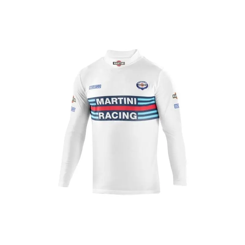 Camiseta Larga Cuello Alto Long Sleeve Mr Blanco 1