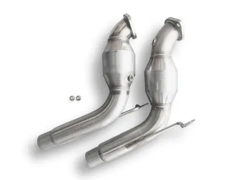 Cvf Performance Stainless Steel Catted Downpipes For 2020-2024 Ford Explorer St 1