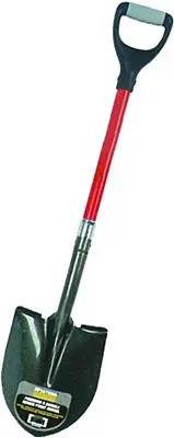 Round Mouth Fiberglass D-Handel Shovel 1