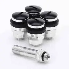 Set De Valvula De Aire Planas De Aluminio Japan Racing (4 Unid) 1