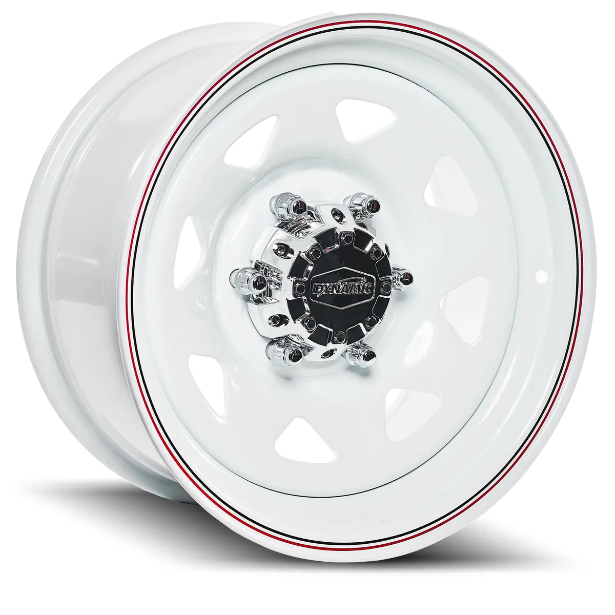 Dynamic Wheel Co. Sunraysia White Steel Wheel *15X7" Et3  (Jimny Models 2018-Current Glx & Lite 3-Door) 1