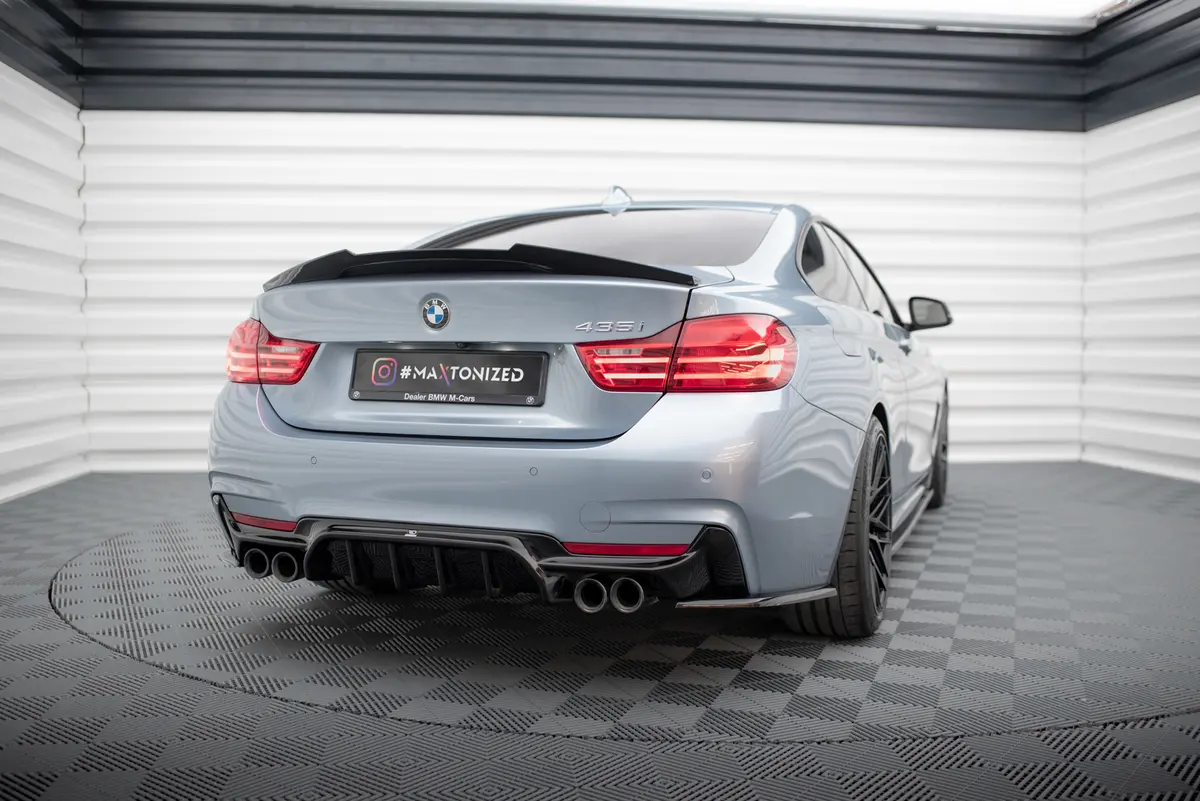 Difusor Trasero Bmw 4 Coupe / Gran Coupe / Cabrio M-Pack F32 / F36 / F33 ( Version Cola Escape Por Ambos Lados ) 1