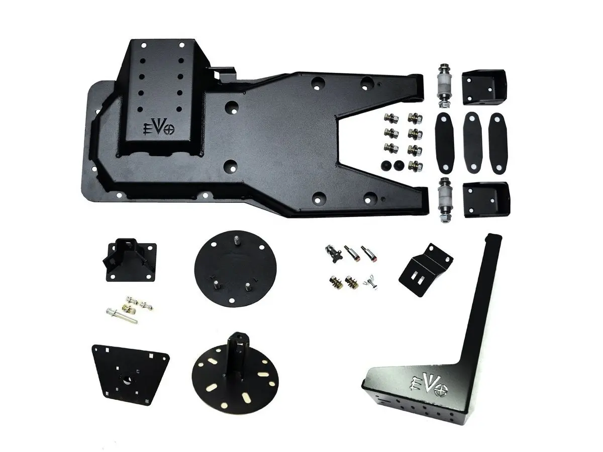 Hd Hinged Gate Tire Carrier, With Jack And License/Rotopax Mount Package (Black) For Jk/Jku 1