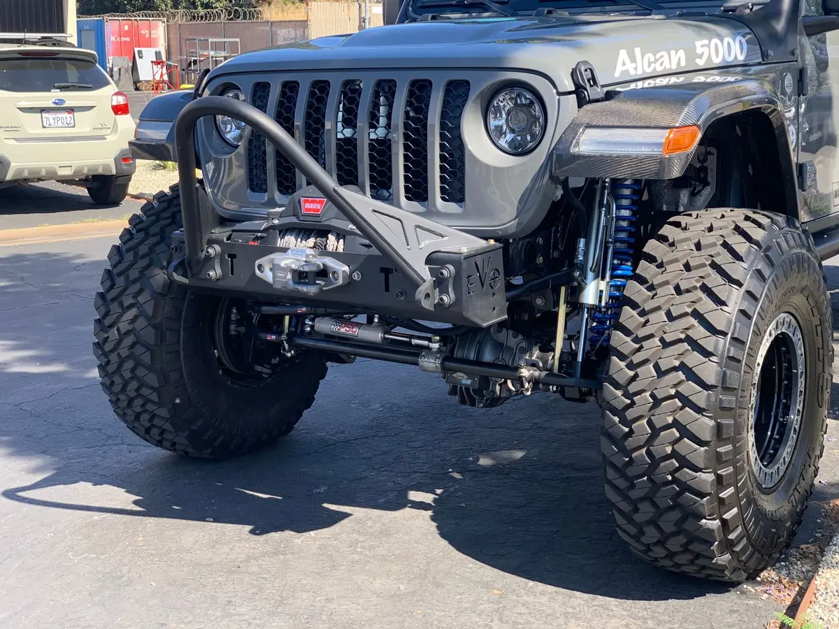 Quarter Pounder Front Winch Bumper For Jeep Wrangler & Gladiator Jk/Jl/Jt 15