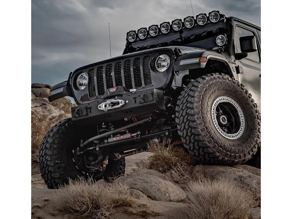 Quarter Pounder Front Winch Bumper For Jeep Wrangler & Gladiator Jk/Jl/Jt 1