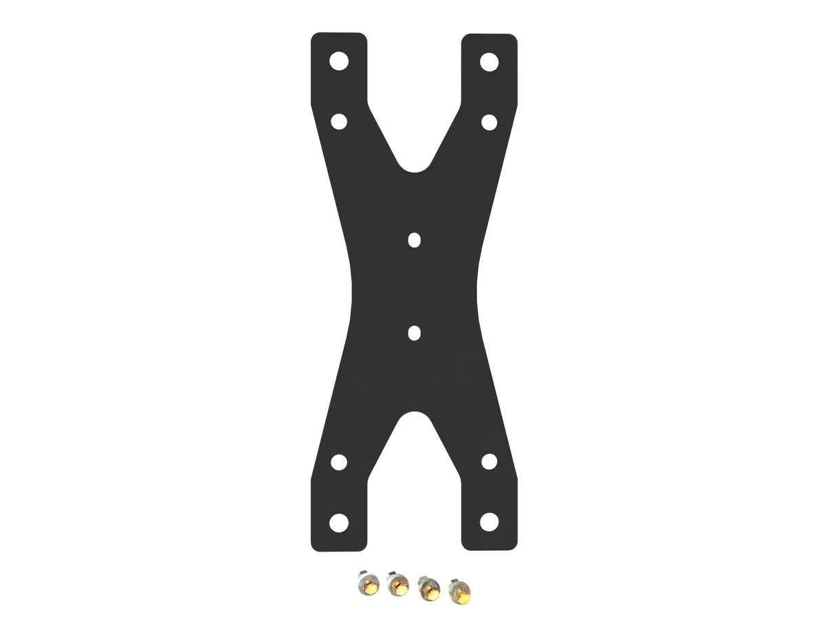 Accessory Mount. Mid Height Bed Rack. Single Unit Black 1