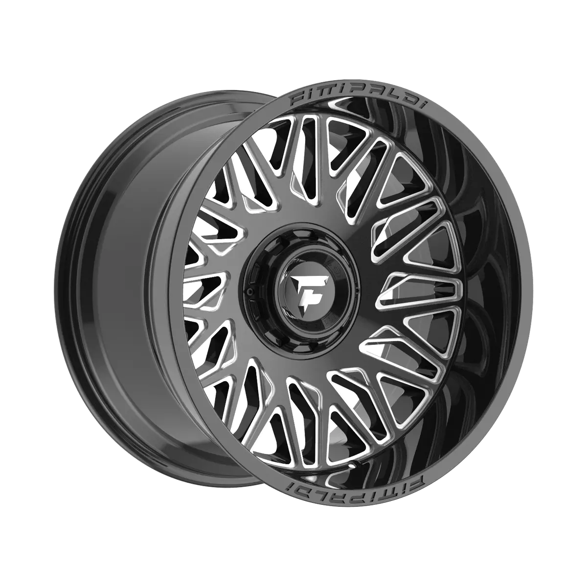 Fittipaldi Off Road Fa07bm 20X12, Et -44, Pcd 5X5.00/5X5.50, Cb 78.1-Gloss Black Milled 1