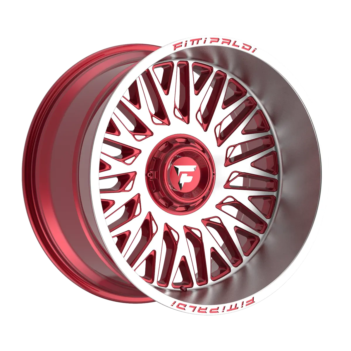 Fittipaldi Off Road Fa07mr 22X12, Et -44, Pcd 5X5.00/5X5.50, Cb 78.1-Gloss Red Machined 1