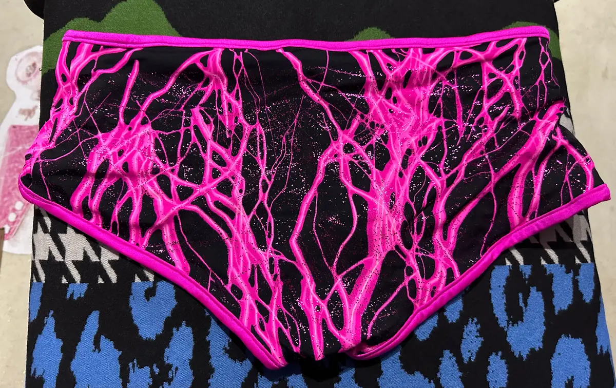 Dude Where's My Pants? Hot Pants - Insane Bolt Pink 1