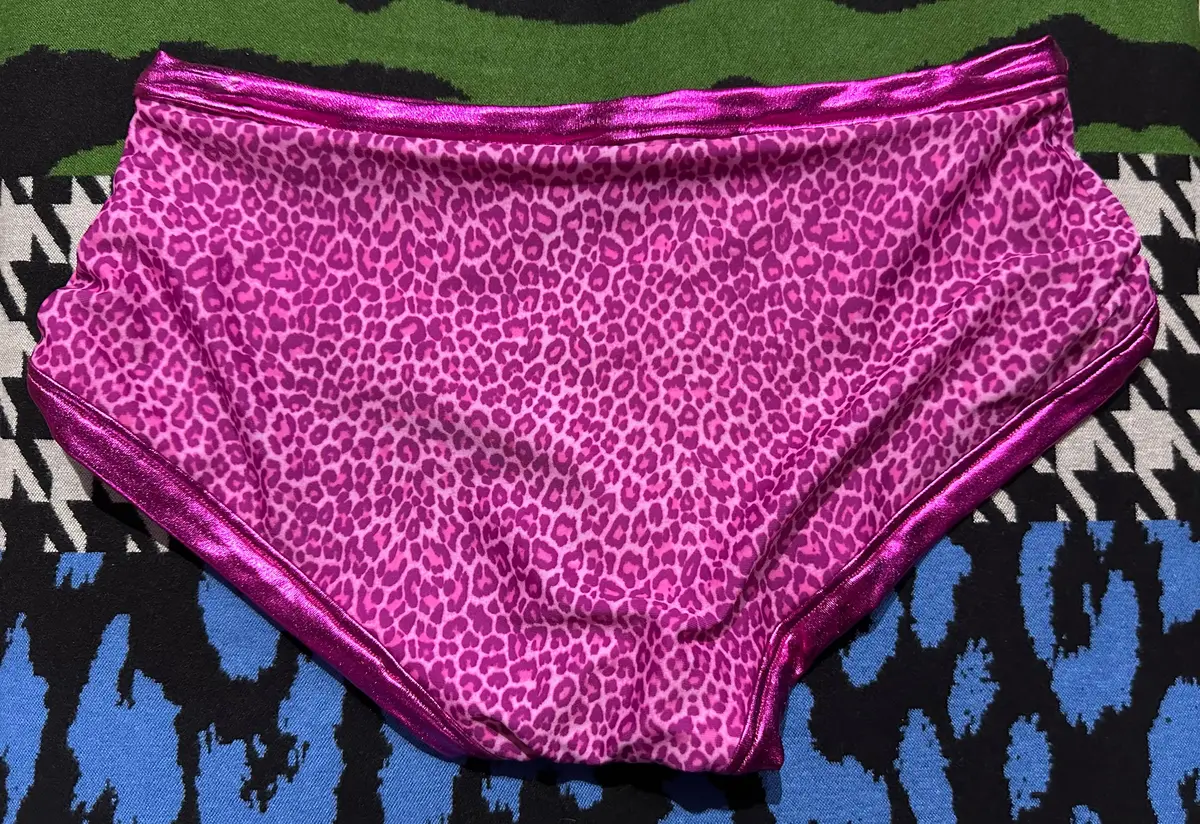 Dude Where's My Pants? Hot Pants - Pink Leopard 2