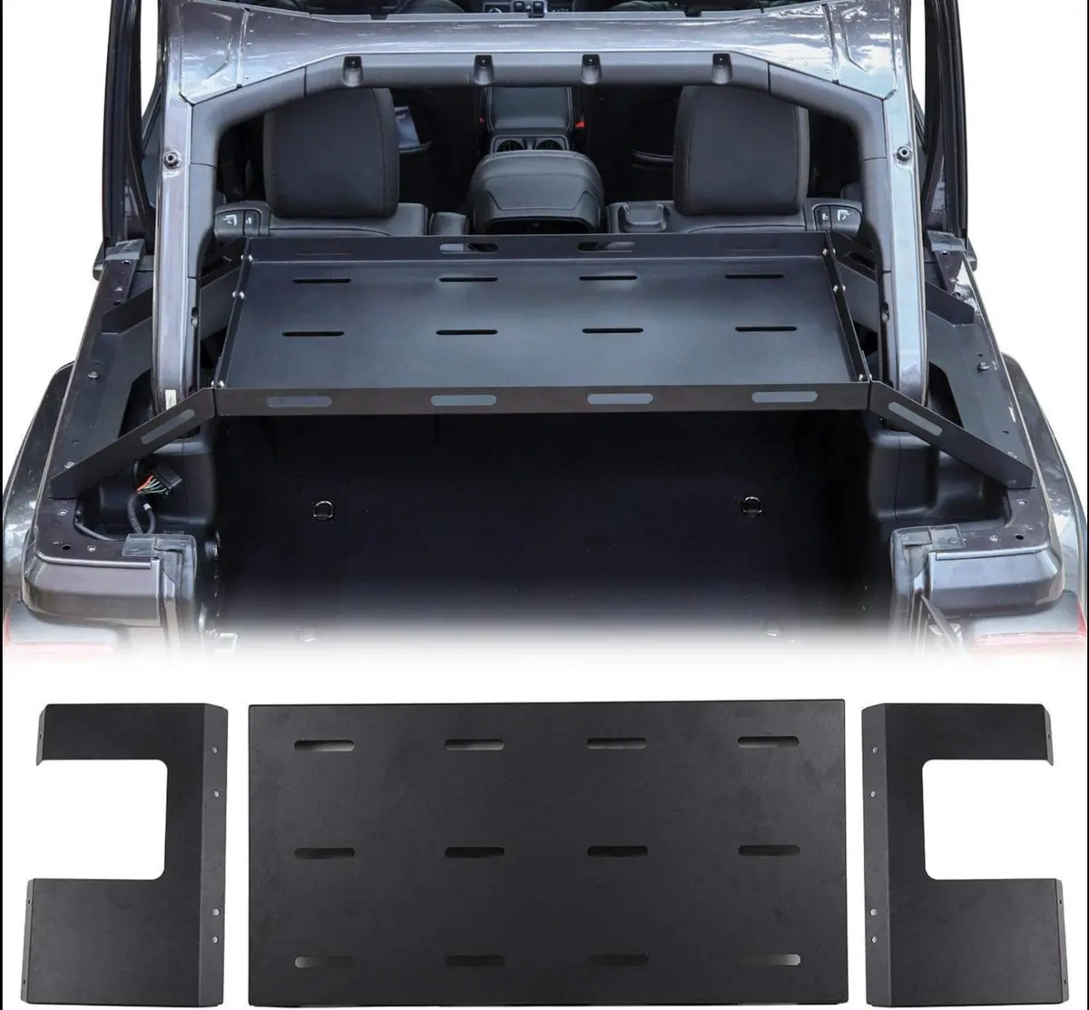 Trail Ops Aluminum Interior Cargo Rack To-Jl-Sa-063-C 1