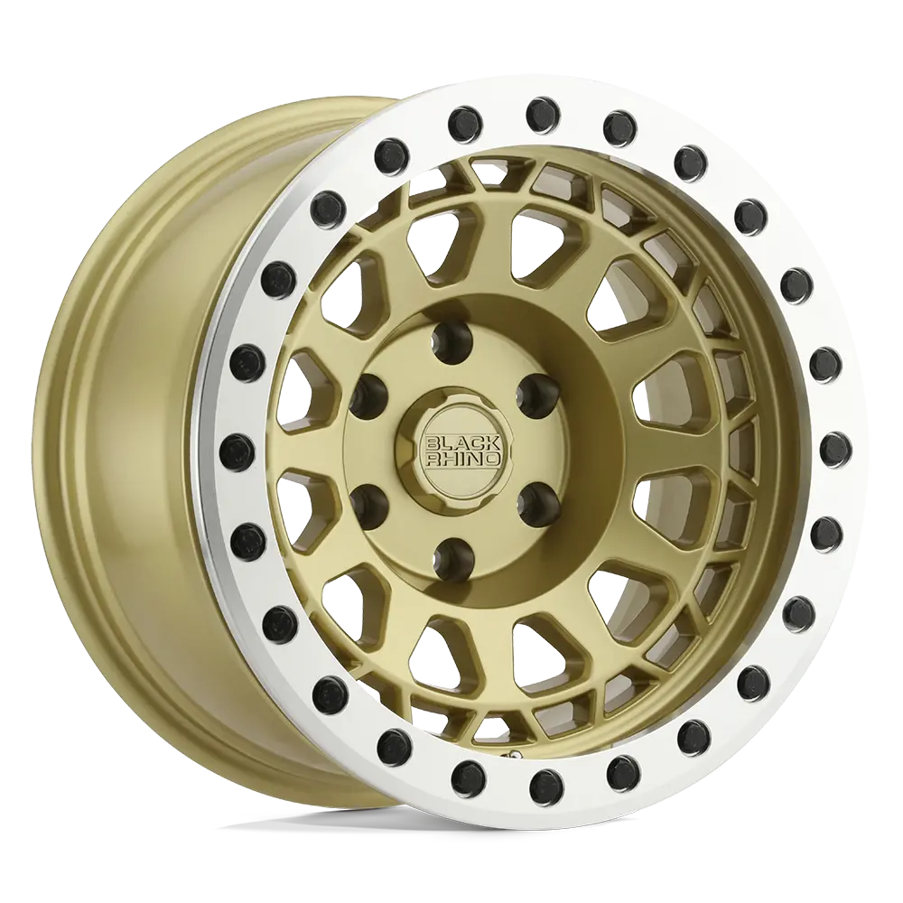 Black Rhino Matte Gold With Machined Ring Br Primm Bl 17X8.5 5X127 -38 71 M-Gd Mch 1